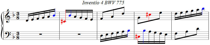 Bach, Invention 4