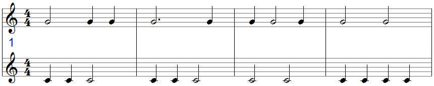 Rhythmus zweihändig 1