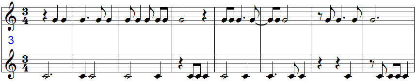 Rhythmus zweihändig 3